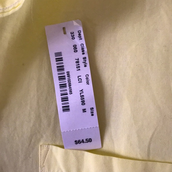 J Crew Button Down Shirt NWT Size M  15-15 1/2 - Picture 2 of 7